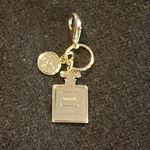 CHANEL Gold Perfume Bottle Charm